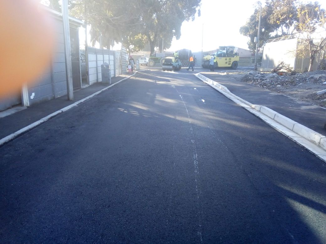 Roni Engineeers- After photo of road reconstruction