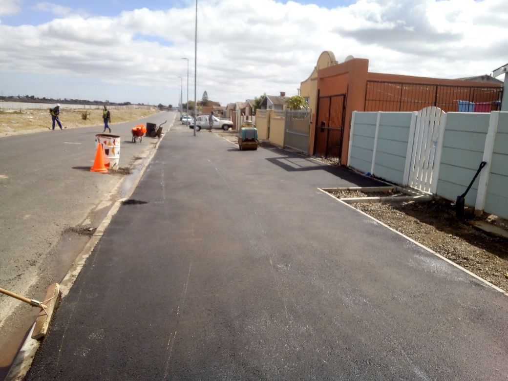 Roni Engineeers- Before photo of road reconstruction