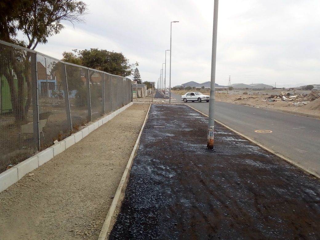 Roni Engineeers- Before photo of road reconstruction